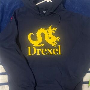 Fanatics Navy Blue Hoodie with Yellow Logo